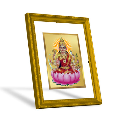 DIVINITI 24K Gold Plated Veer Laxmi Traditional Photo Frame Idol for Home Wall Decor, Workshop, Table Top, Premium Gift|DG101 Size 2 (22.6x18.4 CM)
