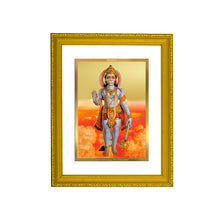 Load image into Gallery viewer, DIVINITI Hanuman-2 Gold Plated Wall Photo Frame| DG Frame 101 Size 2 Wall Photo Frame and 24K Gold Plated Foil| Religious Photo Frame Idol For Prayer, Gifts Items (20.8CMX16.7CM)
