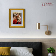 Load image into Gallery viewer, Diviniti Customized Gold Plated Wall Photo Frame| DG Frame 056 Size 2.5 and 24K Gold Plated Foil| Personalized Gifts for All Occasions

