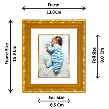 Load image into Gallery viewer, Diviniti Photo Frame With Customized Photo Printed on 24K Gold Plated Foil| Personalized Gift for Birthday, Marriage Anniversary &amp; Celebration With Loved Ones|DG 103 S1
