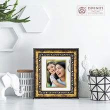 Load image into Gallery viewer, Diviniti Customized Gold Plated Wall Photo Frame| DG Frame 113 Size 2 and 24K Gold Plated Foil| Personalized Gifts for All Occasions
