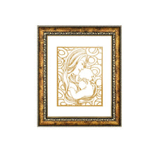 Load image into Gallery viewer, Diviniti 24K Gold Plated Mother Love Wall Hanging for Home| Photo Frame For Wall Decoration| DG Size 3 Wall Photo Frame For Home Decor, Living Room, Hall, Guest Room
