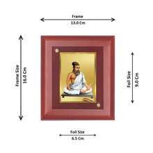 Load image into Gallery viewer, Diviniti 24K Gold Plated Thiruvalluvar Photo Frame For Home Decor Showpiece, Wall Decor, Table Tops (16 x 13 CM)
