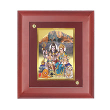 Load image into Gallery viewer, Diviniti 24K Gold Plated Shiv Parivar Photo Frame For Home Decor, Table, Wall Decor, Puja, Gift (16 x 13 CM)
