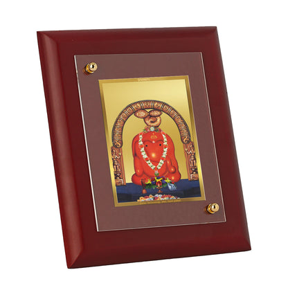 DIVINITI 24K Gold Plated Foil Shree Chintamani Photo Frame Idol for Home & Office, Wall Hanging, Table Top, Luxurious Gift|MDF Size 1 (16.7x14.2 CM)