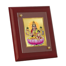 Load image into Gallery viewer, Diviniti Santan Lakshmi gold-plated Wall Photo Frame, Table Decor| MDF 1 Wooden Photo Frame with 24K gold-plated Foil| Religious Photo Frame Idol For Prayer, Gifts Items
