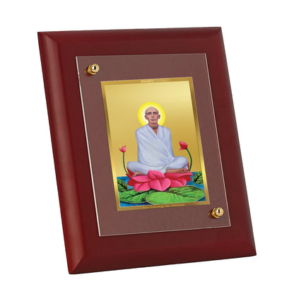 DIVINITI 24K Gold Plated Foil Ram Thakur Photo Frame Idol for Home Decor, Wall Decor, Table Top, Luxury Gift|MDF Size 1 (16.7x14.2 CM)