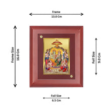 Load image into Gallery viewer, Diviniti 24K Gold Plated Ram Darbar Photo Frame For Home Decor, Wall, Table Tops, Festival Gift (16 x 13 CM)
