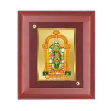 Load image into Gallery viewer, Diviniti Meenakshi gold-plated Wall Photo Frame, Table Decor| MDF 1 Wooden Photo Frame with 24K gold-plated Foil| Religious Photo Frame Idol For Prayer, Gifts Items
