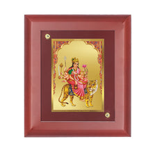 Load image into Gallery viewer, Diviniti 24K Gold Plated Kushmanda Mata Photo Frame For Home Decor, Wall Decor, Table Tops, Puja Room (16 x 13 CM)

