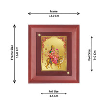 Load image into Gallery viewer, Diviniti 24K Gold Plated Kushmanda Mata Photo Frame For Home Decor, Wall Decor, Table Tops, Puja Room (16 x 13 CM)
