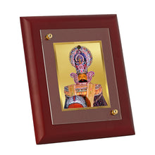 Load image into Gallery viewer, Diviniti Khatu Shyam-1 gold-plated Wall Photo Frame, Table Decor| MDF 1 Wooden Photo Frame with 24K gold-plated Foil| Religious Photo Frame Idol For Prayer, Gifts Items
