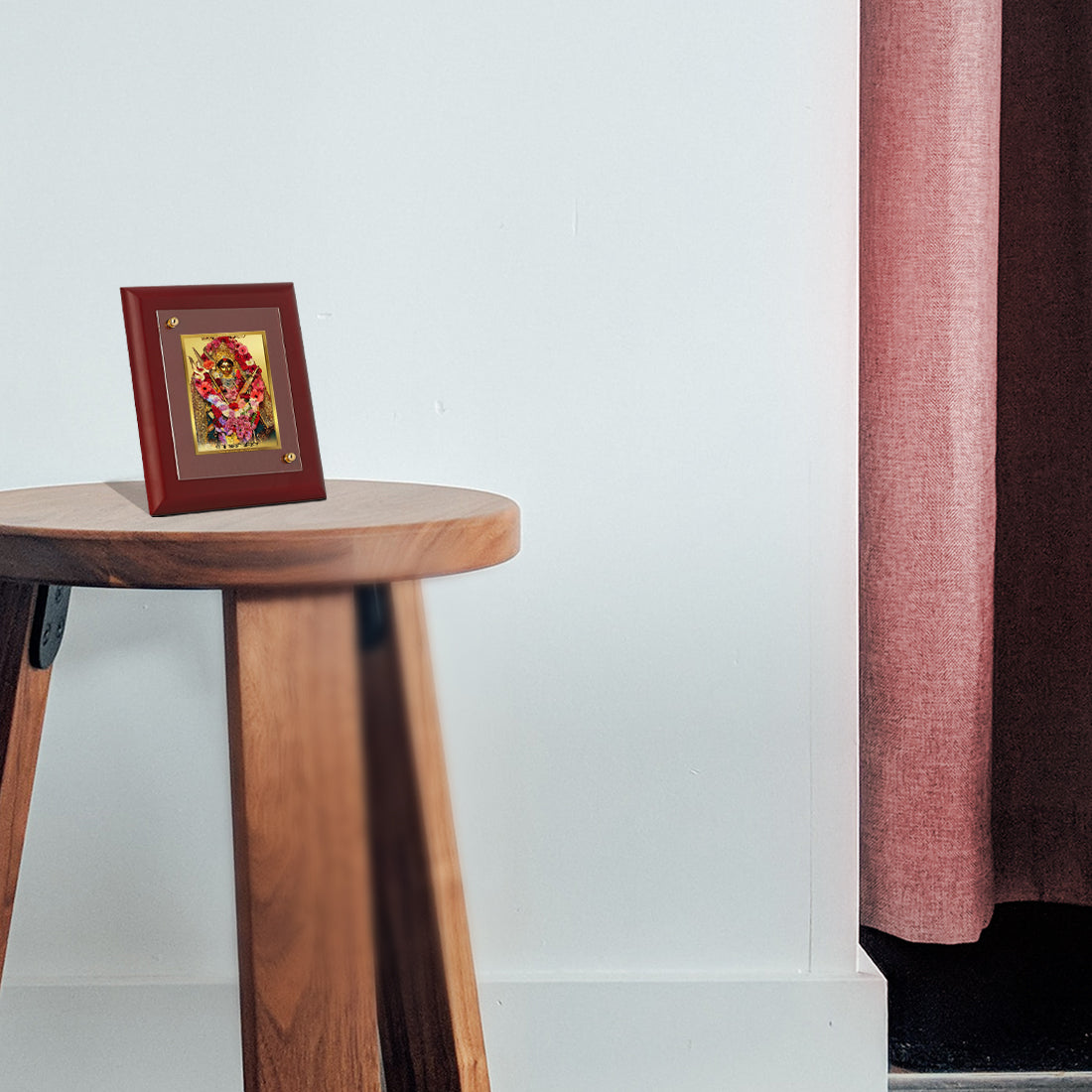 DIVINITI 24K Gold Plated Foil Haza Min Fazle Rabbi Elegant Photo Frame Idol for Home Decor, Wall Hanging, Table Top, Gift|MDF Size 1 (16.7x14.2 CM)