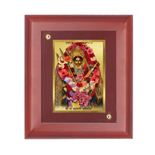Load image into Gallery viewer, Diviniti 24K Gold Plated Maa Kali Photo Frame For Home Decor, Wall Hanging, Table, Puja, Gift (16 x 13 CM)
