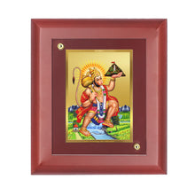 Load image into Gallery viewer, Diviniti 24K Gold Plated Lord Hanuman Photo Frame For Home Decor, Wall Decor, Puja, Festival Gift (16 x 13 CM)
