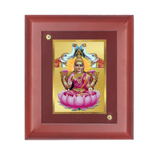 Load image into Gallery viewer, Diviniti 24K Gold Plated Gajalakshmi Photo Frame For Home Decor, Wall Decor, Table Top, Gift (16 x 13 CM)
