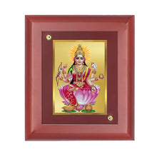 Load image into Gallery viewer, Diviniti 24K Gold Plated Dhan Lakshmi Photo Frame For Home Decor, Wall Decor, Table, Puja, Gift (16 x 13 CM)
