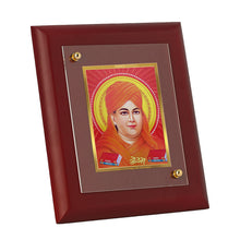 Load image into Gallery viewer, Diviniti 24K Gold Plated Daya Nand Saraswati Photo Frame For Home Decor, Wall Decor, Table Tops (16 x 13 CM)
