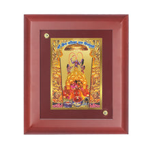 Load image into Gallery viewer, Diviniti 24K Gold Plated Chintpoorni Maa Photo Frame For Home Decor, Wall Decor, Table, Puja (16 x 13 CM)
