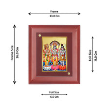 Load image into Gallery viewer, Diviniti 24K Gold Plated Brahma Vishnu Mahesh Photo Frame For Home Wall Decor, Table Tops, Puja, Gift (16 x 13 CM)
