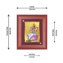 Load image into Gallery viewer, Diviniti 24K Gold Plated Ashwarya Lakshmi Photo Frame For Home Decor, Wall Decor, Table, Puja, Gift (16 x 13 CM)
