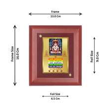 Load image into Gallery viewer, Diviniti Adinath with Namokar Mantra gold-plated Wall Photo Frame, Table Decor| MDF 1 Wooden Photo Frame with 24K gold-plated Foil| Religious Photo Frame Idol For Prayer, Gifts Items

