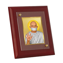 Load image into Gallery viewer, Diviniti 24K Gold Plated Acharya Shri Mahashraman Ji Photo Frame For Home Decor, Wall Decor, Table Tops (16 x 13 CM)
