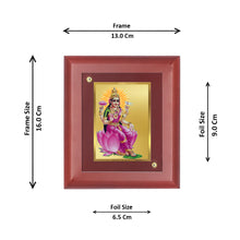 Load image into Gallery viewer, Diviniti 24K Gold Plated Aadi Lakshmi Photo Frame For Home Decor, Wall Hanging, Table Tops, Worship, Gift (16 x 13 CM)
