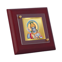 Load image into Gallery viewer, Diviniti 24K Gold Plated Lord Vishnu Photo Frame For Home Decor, Table Tops &amp; Housewarming Gift (10 x 10 CM)
