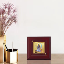 Load image into Gallery viewer, Diviniti 24K Gold Plated Shiva Photo Frame For Home Decor, Table Tops, Puja, Festival Gift (10 x 10 CM)
