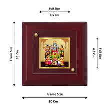 Load image into Gallery viewer, Diviniti 24K Gold Plated Satya Narayan Photo Frame For Home Decor, Table Tops, Gift (10 x 10 CM)

