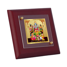 Load image into Gallery viewer, Diviniti 24K Gold Plated Satya Narayan Photo Frame For Home Decor, Table Tops, Gift (10 x 10 CM)
