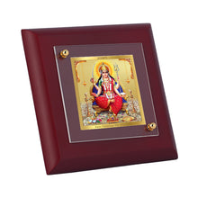 Load image into Gallery viewer, Diviniti 24K Gold Plated Santoshi Mata Photo Frame For Home Decor, Gift, Puja Room (10 x 10 CM)
