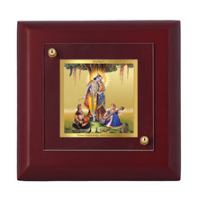 Load image into Gallery viewer, Diviniti 24K Gold Plated Radha Krishna Photo Frame For Home Decor, Table Tops, Puja, Festival Gift (10 x 10 CM)

