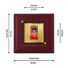 Load image into Gallery viewer, Diviniti 24K Gold Plated Raghvender Swami Photo Frame For Home Decor, Table Top, Gift (10 x 10 CM)
