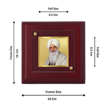 Load image into Gallery viewer, Diviniti 24K Gold Plated Radha Soami Photo Frame For Home Decor, Table Top, Gift (10 x 10 CM)
