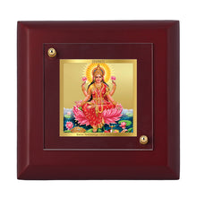Load image into Gallery viewer, Diviniti 24K Gold Plated Lakshmi Mata Photo Frame For Home Decor, Puja, Festival Gift, Prosperity (10 x 10 CM)
