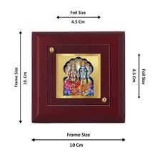 Load image into Gallery viewer, Diviniti 24K Gold Plated Vishnu Laxmi Frame For Home Decor Showpiece, Table Tops, Puja, Gift (10 x 10 CM)
