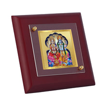 Load image into Gallery viewer, Diviniti 24K Gold Plated Vishnu Laxmi Frame For Home Decor Showpiece, Table Tops, Puja, Gift (10 x 10 CM)
