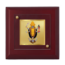 Load image into Gallery viewer, Diviniti 24K Gold Plated Maa Kali Frame For Home Decor, Table Top, Puja, Festival Gift (10 x 10 CM)
