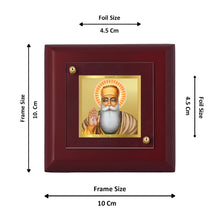 Load image into Gallery viewer, Diviniti 24K Gold Plated Guru Nanak Photo Frame For Home Decor, Office, Table, Prayer, Gift (10 x 10 CM)
