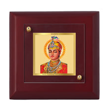 Load image into Gallery viewer, Diviniti 24K Gold Plated Guru Harkrishan Photo Frame For Home Decor Showpiece, Table Top, Gift (10 x 10 CM)
