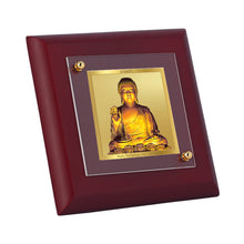 Load image into Gallery viewer, Diviniti 24K Gold Plated Buddha Frame For Home Decor Showpiece, Table, Office &amp; Gift (10 x 10 CM)
