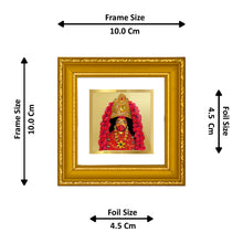 Load image into Gallery viewer, DIVINITI 24K Gold Plated Maa Tara Photo Frame For Home, Living Room Decoration (10 X 10 CM)
