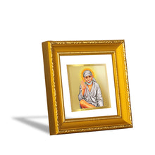 Load image into Gallery viewer, DIVINITI 24K Gold Plated Sai Baba Photo Frame For Home Decoration, Prayer Room, Gift (10 X 10 CM)
