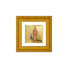 Load image into Gallery viewer, DIVINITI 24K Gold Plated Murugan Photo Frame For Home Decor, Table, Prayer Room (10 X 10 CM)
