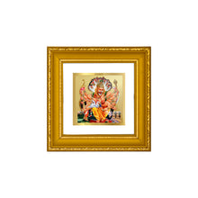 Load image into Gallery viewer, DIVINITI 24K Gold Plated Narsimha Photo Frame For Home Decor, Table Decor (10 X 10 CM)
