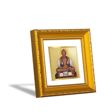 Load image into Gallery viewer, DIVINITI 24K Gold Plated Mahavir Photo Frame For Living Room, Table, Luxury Gift (10 X 10 CM)

