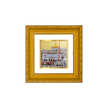 Load image into Gallery viewer, DIVINITI Hazur Sahib Gold Plated Wall Photo Frame| DG Frame 101 Size 1A Wall Photo Frame and 24K Gold Plated Foil| Religious Photo Frame Idol For Prayer, Gifts Items (10CMX10CM)
