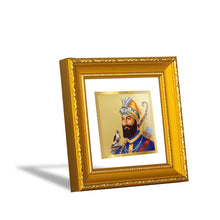 Load image into Gallery viewer, DIVINITI GURU GOBIND SINGH Gold Plated Wall Photo Frame| DG Frame 101 Size 1A Wall Photo Frame and 24K Gold Plated Foil| Religious Photo Frame Idol For Prayer, Gifts Items (10CMX10CM)
